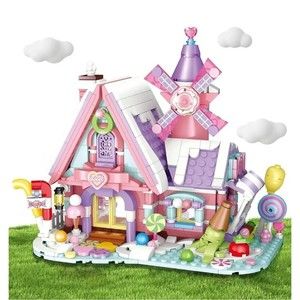 NEW GUDI Mini Blocks Fantasy Candy Dream House Kids Building Bricks Toys 52008